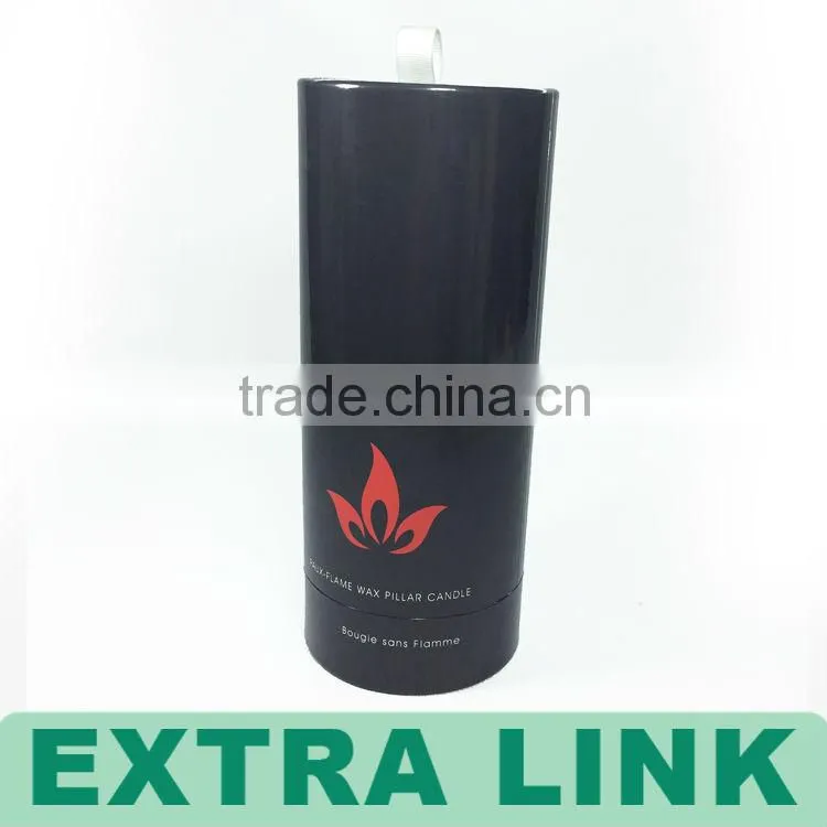Luxury Hot Sale New Design Handmade Roll Edge Tube Tea Canisters
