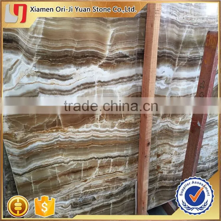 Top grade new products brown onyx agate stone slabs
