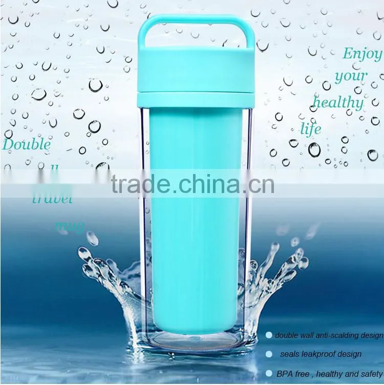 bar shot refillable water bottles custom water jugs coffee cup plastic