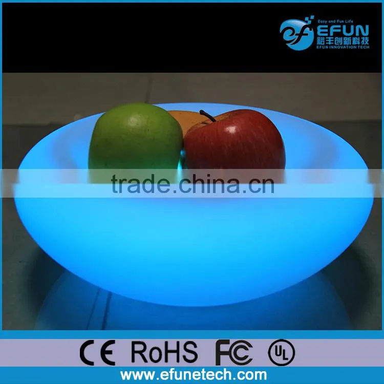 battery rechargable rgb color changing indoor decorative light up led planters