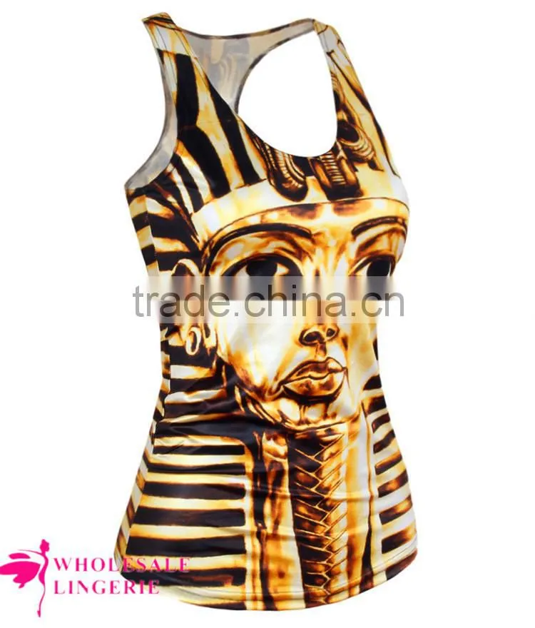Black Horror Womens Zombie Printed Tank Top BX013 workout tank top