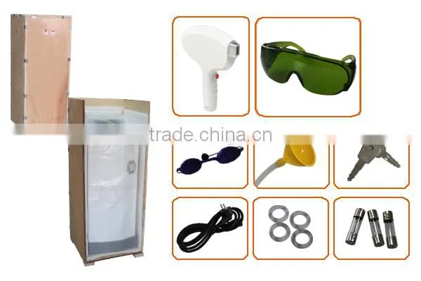 2000W 2000W 808nm diode laser with 5 cool systems