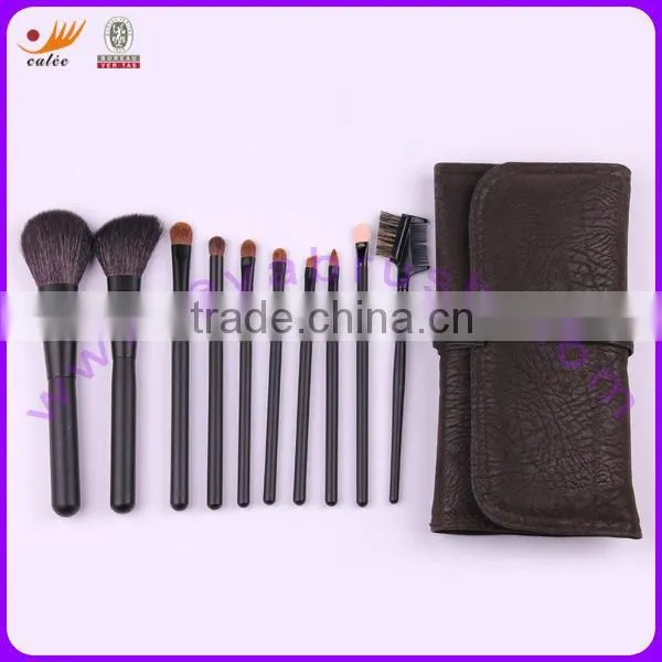 10pcs economic facial make up brushes