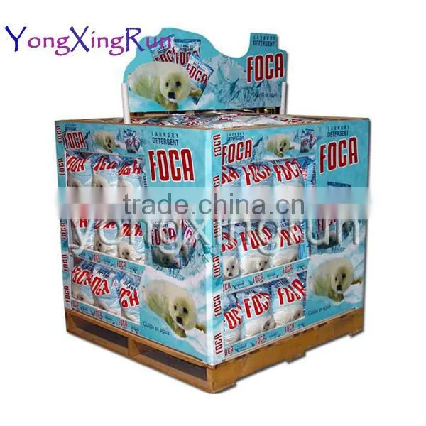 cardboard floor display stand