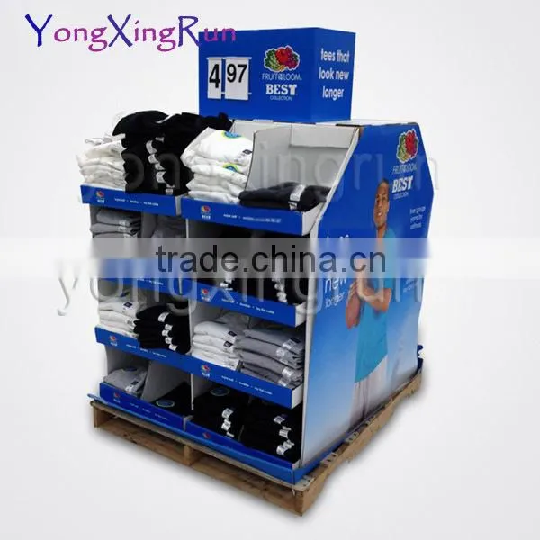 cardboard display stand food display floor display