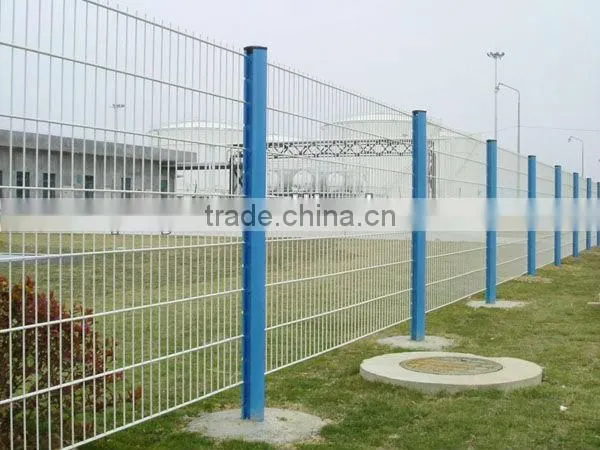 Peach post wire mesh fence/best quality/tie galvanized welded wire mesh fence/