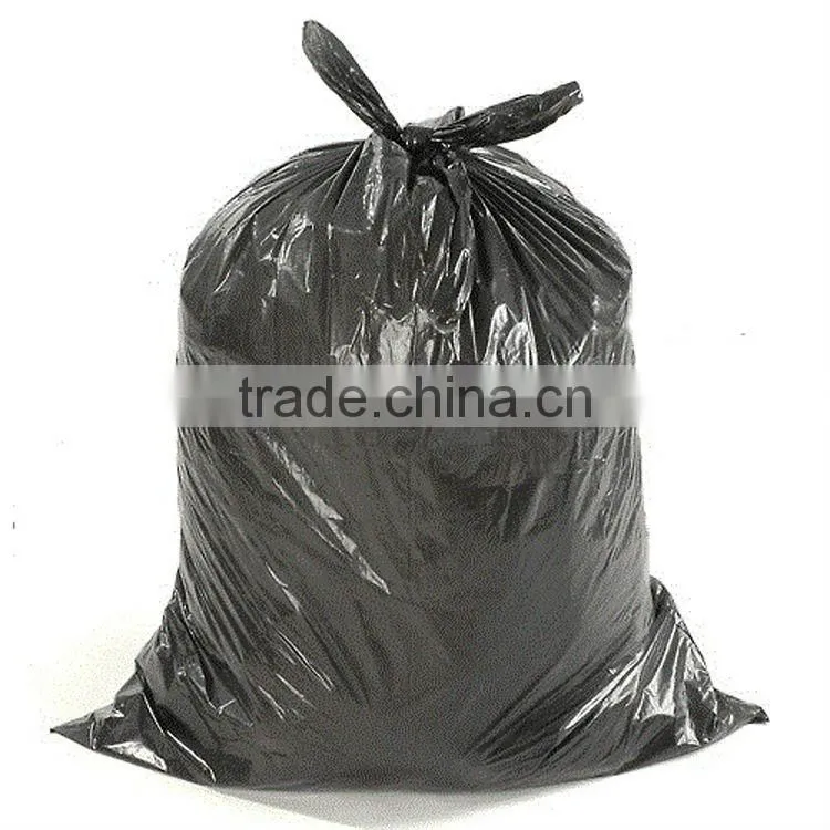 Black biodegradable garbage bag
