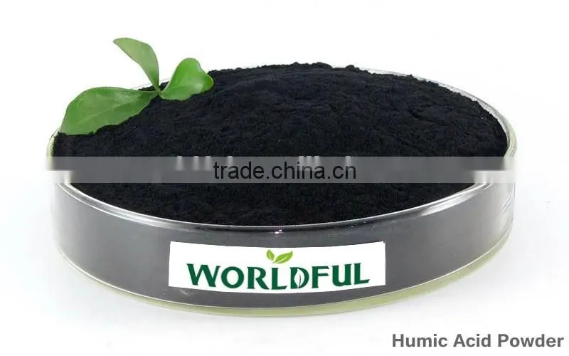 Environmental high concentrated humic acid powder fertilizer from leonardite