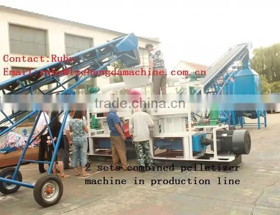Wood pellet machine for homemade pellets production