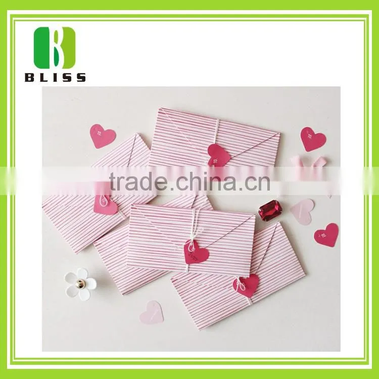 Paper Handmade Decoration Birthday folding thank you custom design die cut a4 size christmas greeting paper card