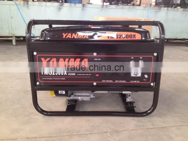 Factory Direct manual YANMA 220v 2kw generators for home with prices