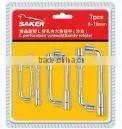 Double Ended L-Type Hex Key Socket Perforation Wrench
