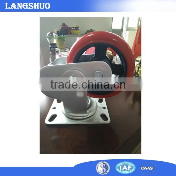 Industrial Swivel Cast Steel Ball spring Heavy Duty Caster