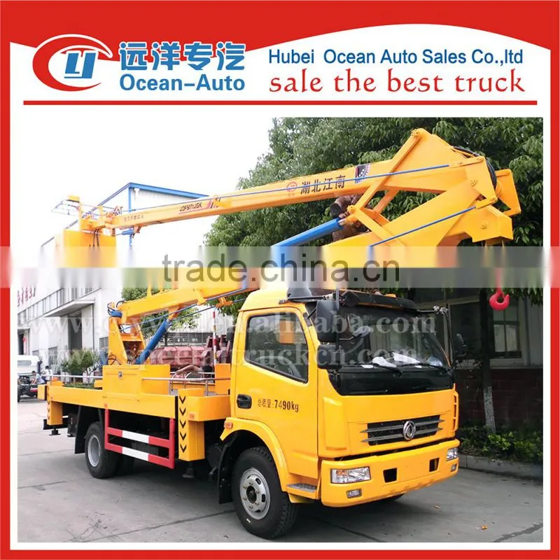 Driving type 4x2 manual gearbox 18m high working truck