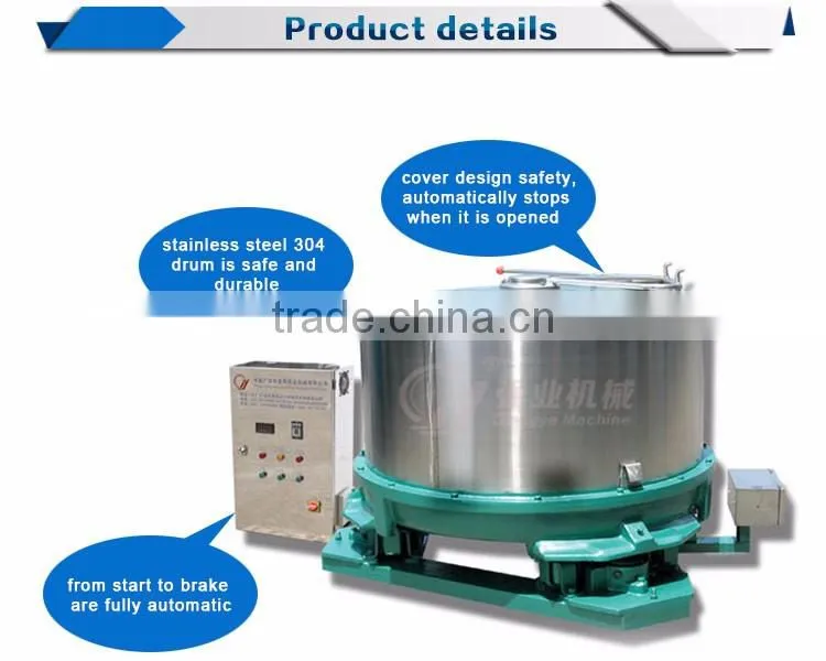 Stainless Steel Clothes dewatering machine/hydro extractors/Laundry hydro extractor machine