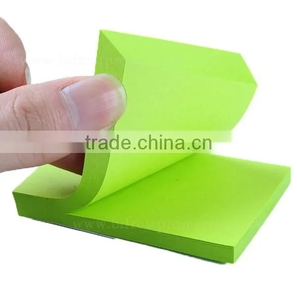 Color Paper Notices Lovely Square Sticky Custom Note Pad