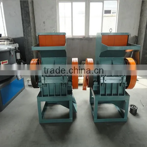 recycled plastic crushing machine line/ WPC turnkey project
