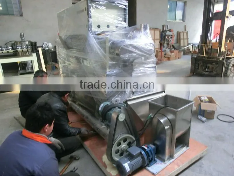 Pregelatinized modified sorbitol twin screw extruders machines for candy additives usage delivered for Russia customer