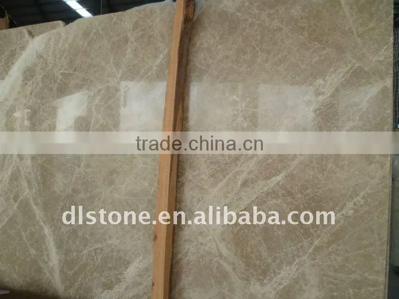 Turkish light emperador marble polished big slabs