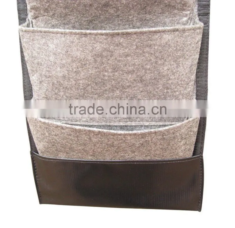 4 Pocket Artificial Vertical Wall Garden Planter,Vertical Water-proof Garden Felt Bags