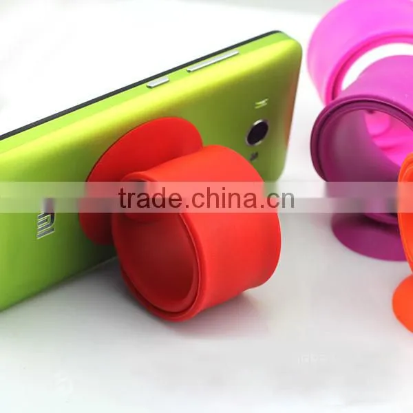 Promotional Universal Phone Stand Holder,Silicone Slap Holder