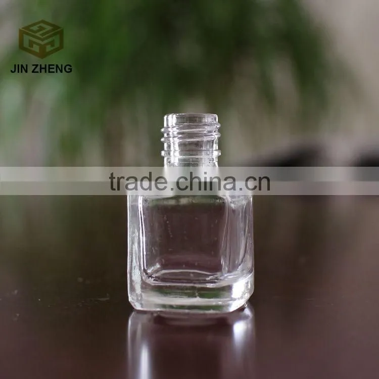 Empty nail polish glass bottle 8ml with with brush cap