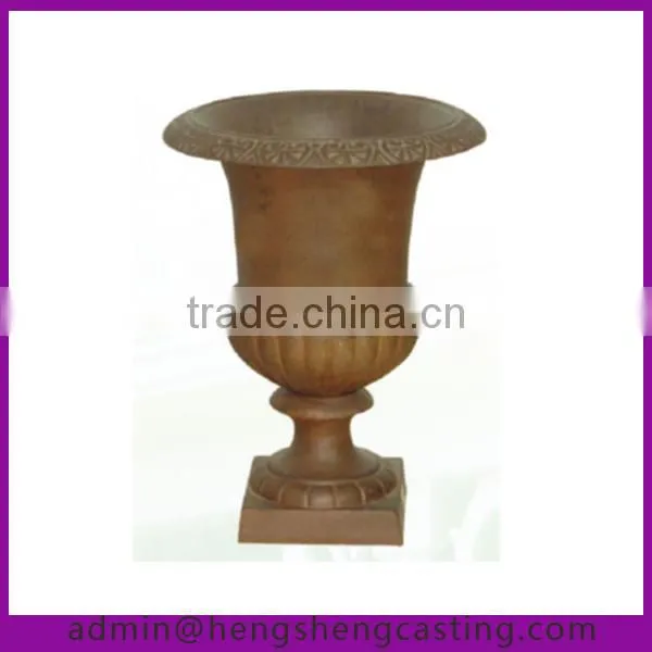 garden supplier cast iron garden planter metal flower pot