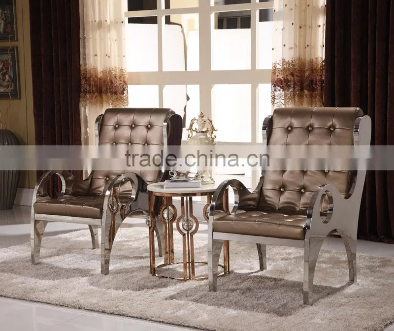 Hot sale cheap PU/genuine leather single sofa ND020
