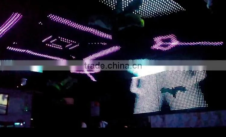 Good quality flexible soft full color led stage backdrop