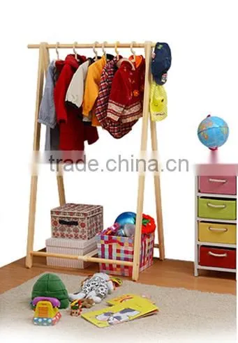 simple wooden coat hanger