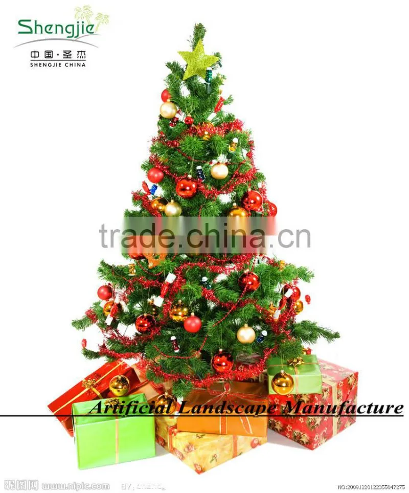 2015 big christmas tree made in guangzhou, gift artificial christmas tree