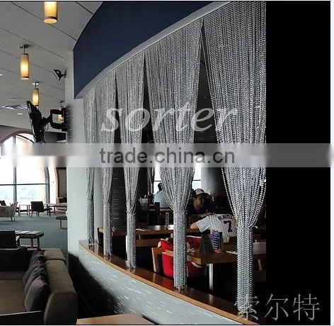 beaded curtain/cheap price room divider/partition for shopping mall