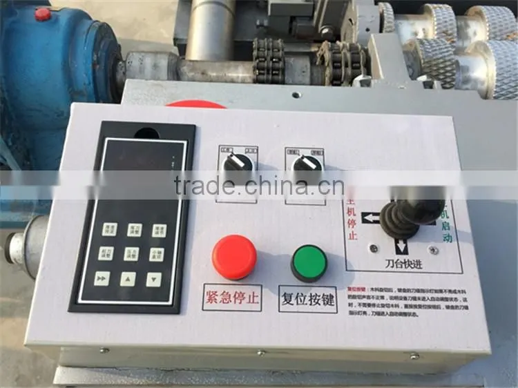 4 feet veneer rotary cutting lathe/CNC no chuck wood peeling machine in plywood factory