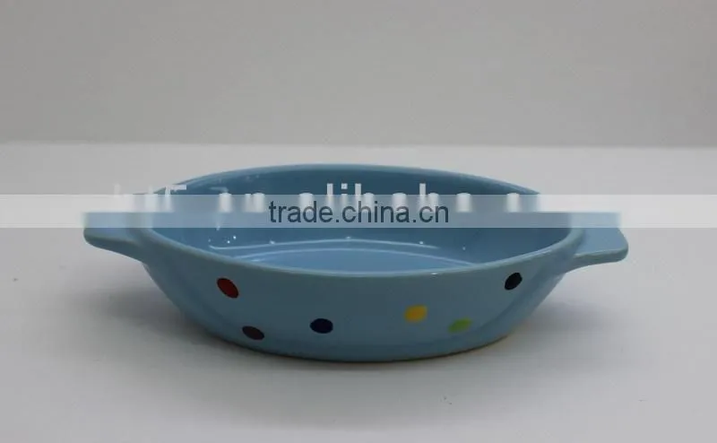 mini stoneware snack baking plate