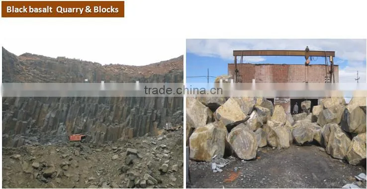 High quality Fuding black pearl G684 basalt pavers