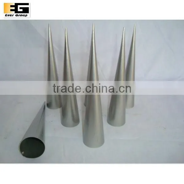 christ red metal cone for tealight