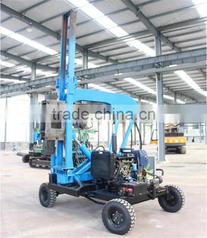 Guardrail pile driver hammer pile driver price