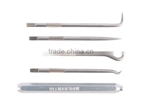 Hand Tools 4 In 1 Mini Hook and Pick Set 5PC 6 1/2" For Repairing Car