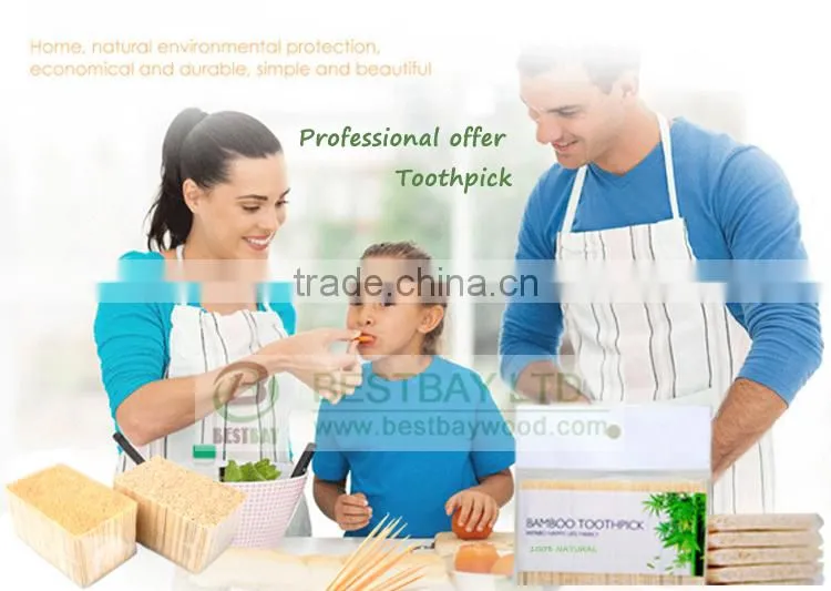 chinese bamboo toothpick Top grade best sell bamboo toothpick