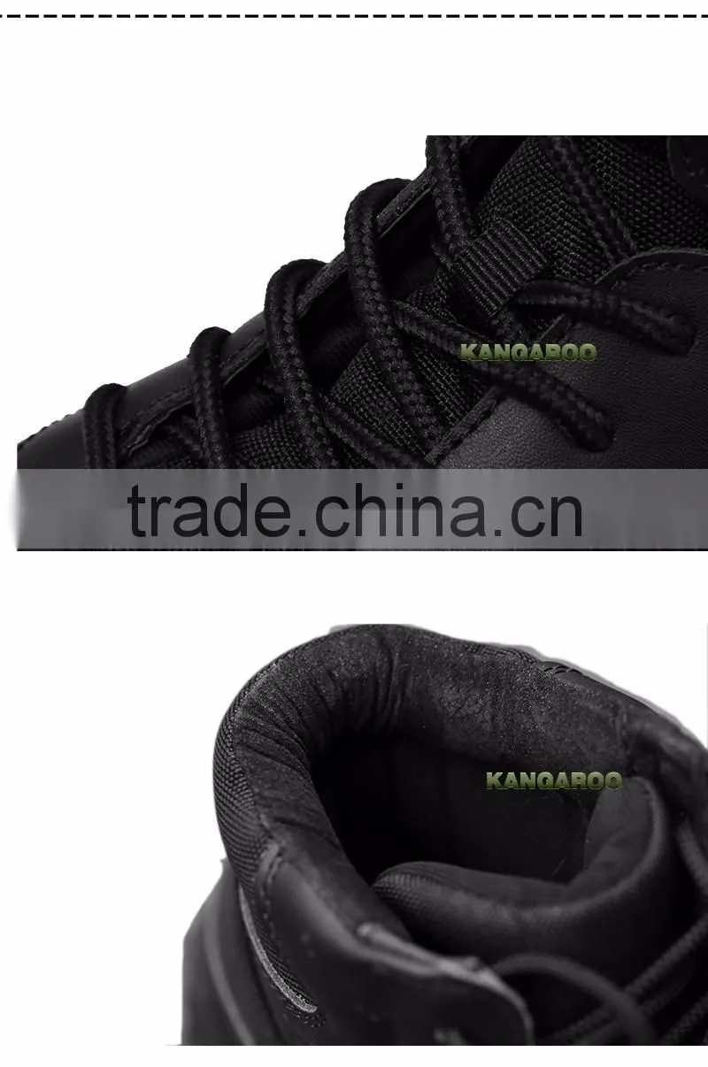 2017 Fashion Black Combat Casual Climbing Boots