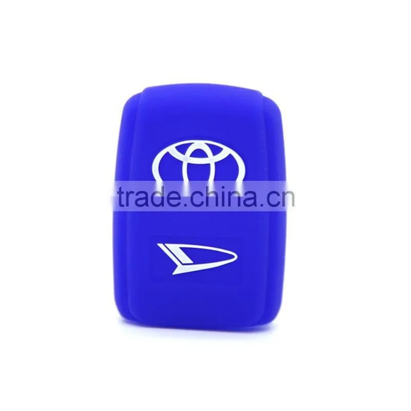 High quality folding car key case silicone car key cover for Toyota Sequoia 4 Runner