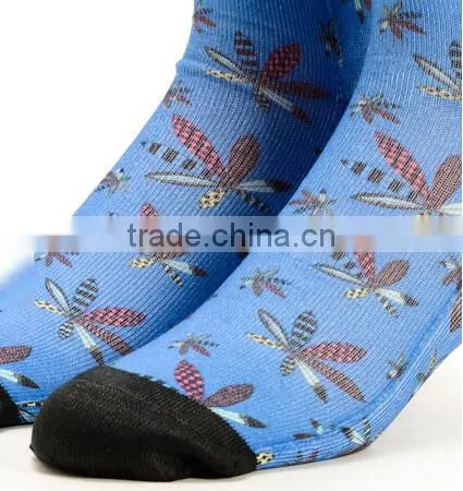 Fashion cheap funny custom knit tube sock man