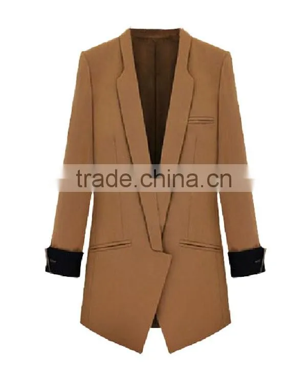 ladies fashion jacket with tailored collar