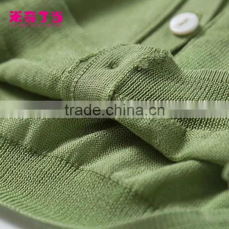 New style hot sale simple cardigan thin knitting multi-color girl cardigan sweater