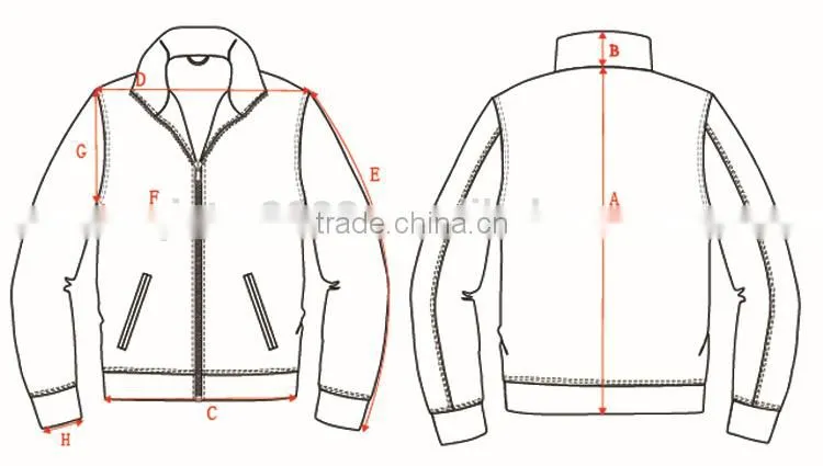 plain classic full zipper round collar winter&autumn cotton tracksuits