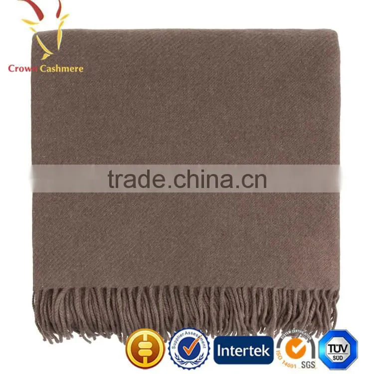 Soft Knitted Luxe Baby Wool Cashmere Blanket
