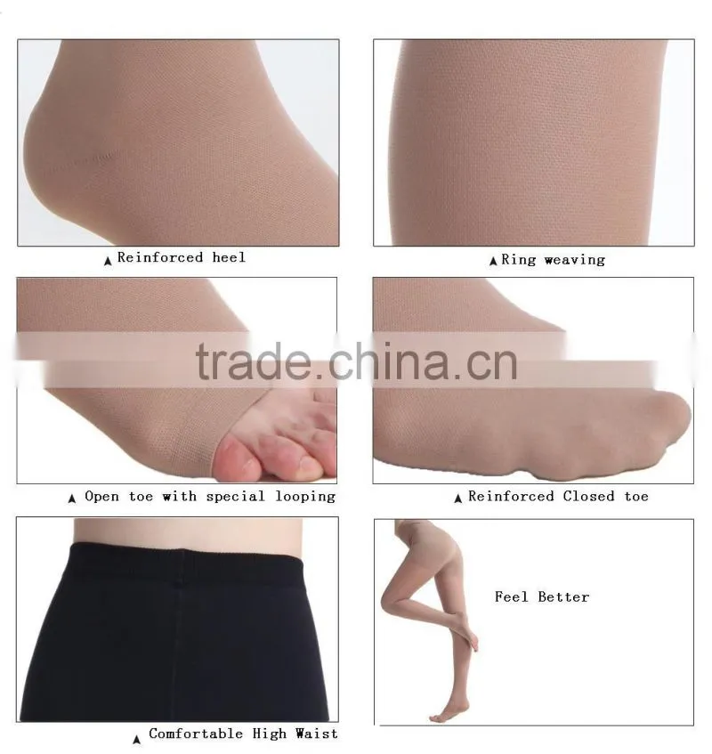 Open Toe Compression Stocking 23--32mmHG