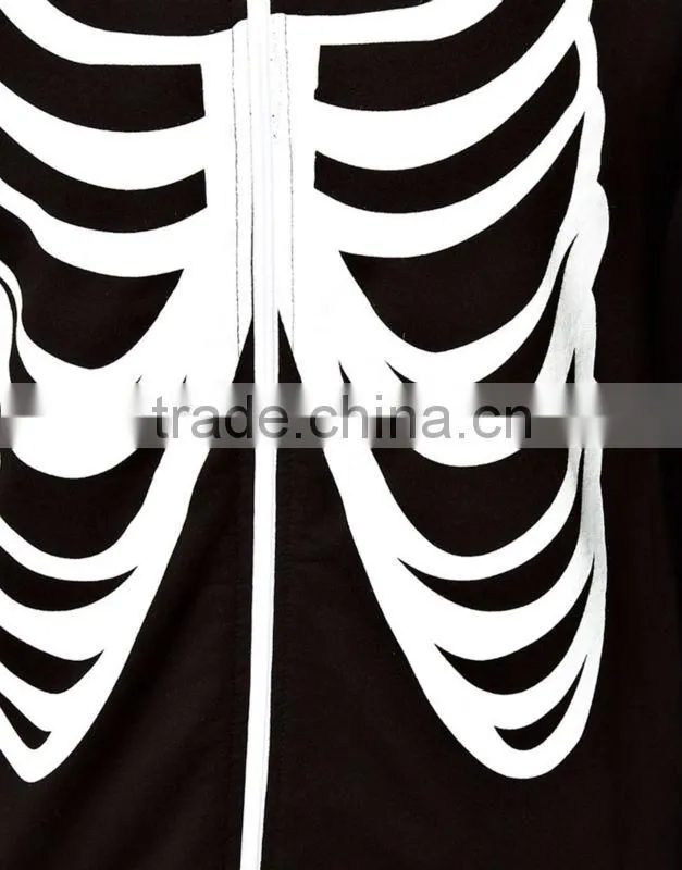 adult skeleton onesie cotton terrry