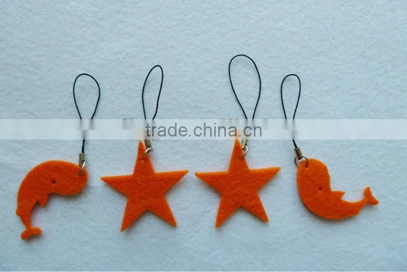 Hot felt christmas decorations