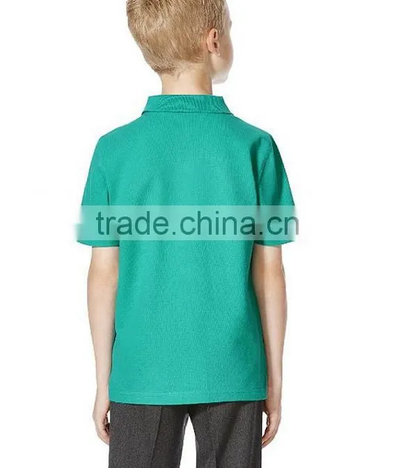 High quality summer cheap school uniform polo shirt style